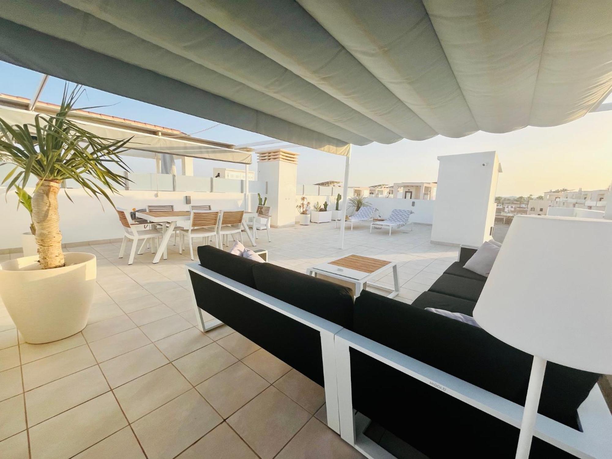 Fortuna Penthouse With Roof Terrace, Ac And Pool Rojales Esterno foto
